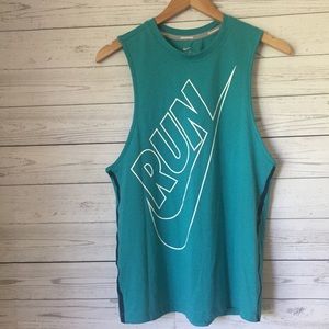 Ladies Nike Swoosh Run Sleeveless Athletic Top